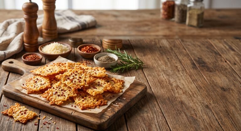Corteza de Queso Parmesano y Chile (Cheese Bark)