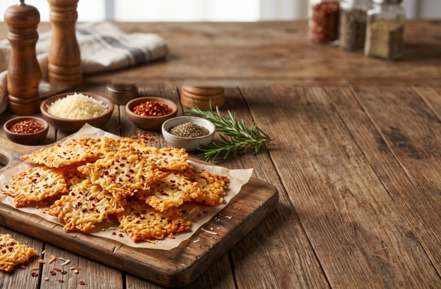 Corteza de Queso Parmesano y Chile (Cheese Bark)