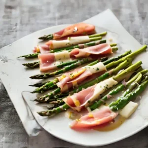 Queso Mantecoso Relleno de Jamón Serrano y Espárragos