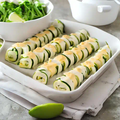 Rollitos de Calabacín con Queso Gouda