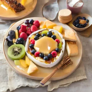 Brie Horneado con Frutas y Miel