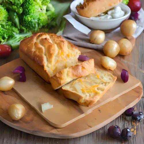 Pan de Queso Cheddar y Cebolla