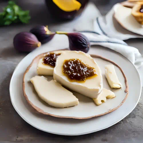 Queso Brie Relleno con Mermelada de Higos