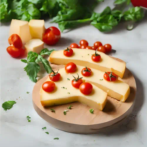Queso Gouda al Horno con Tomates Cherry