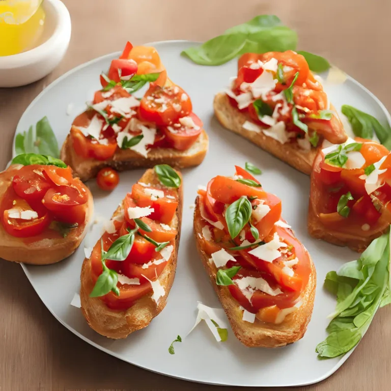 Bruschetta de Tomate y Parmesano