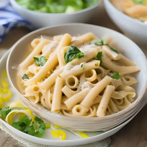 Pasta Alfredo con Parmesano
