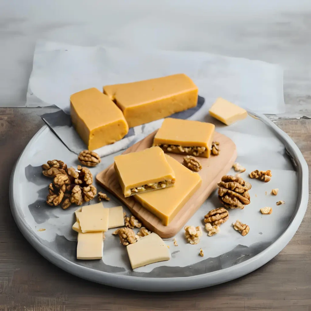 Cheddar vegano de nueces