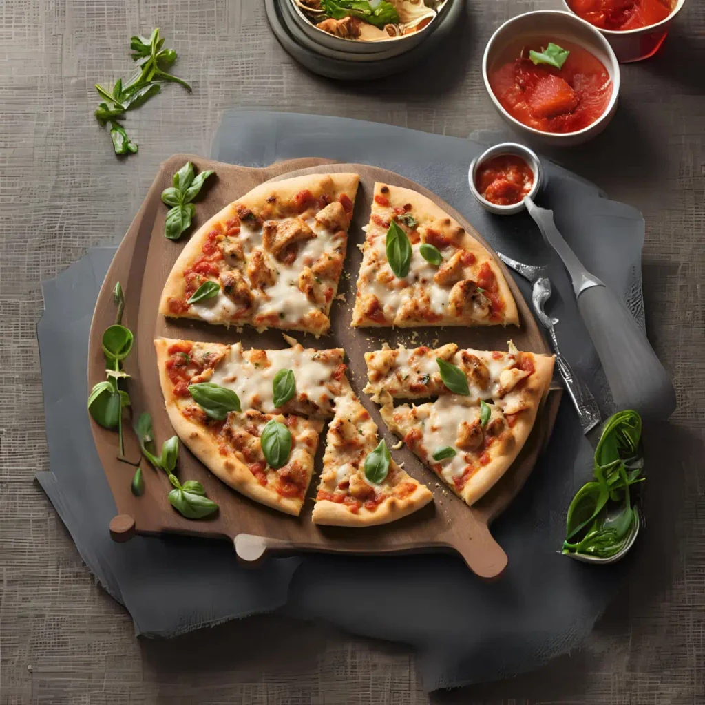 Pizza de Pollo y Parmesano