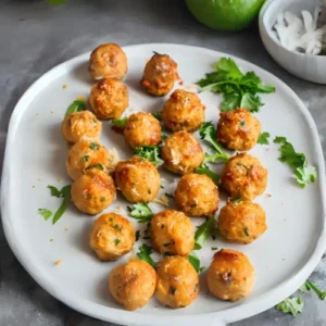 Albóndigas de Pollo al Parmesano