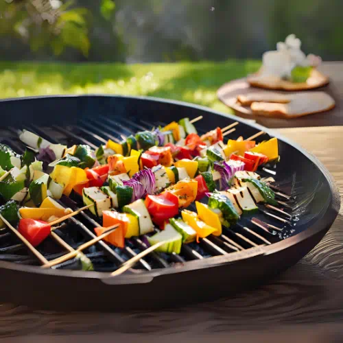 Brochetas de Verduras con Parmesano