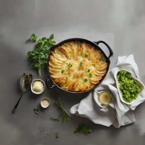 Gratinado de Patatas con Parmesano
