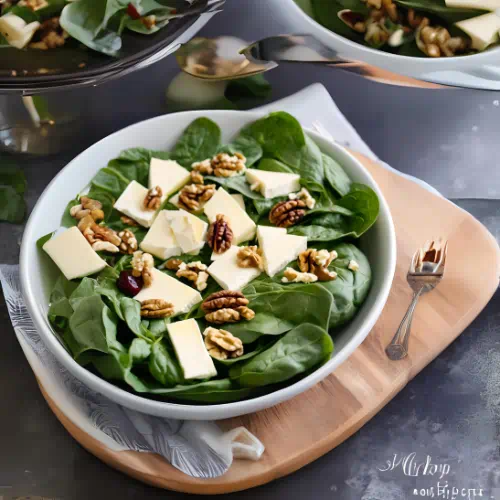 Ensalada de Espinacas, Brie y Nueces