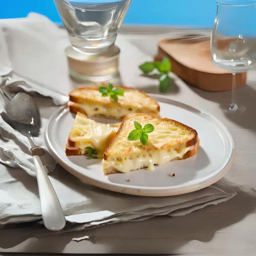 Croque Monsieur con queso Emmental