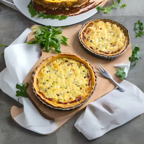 Quiche Lorraine con queso Emmental