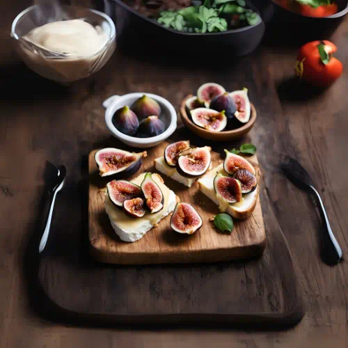Tostadas de Brie con Higos y Miel