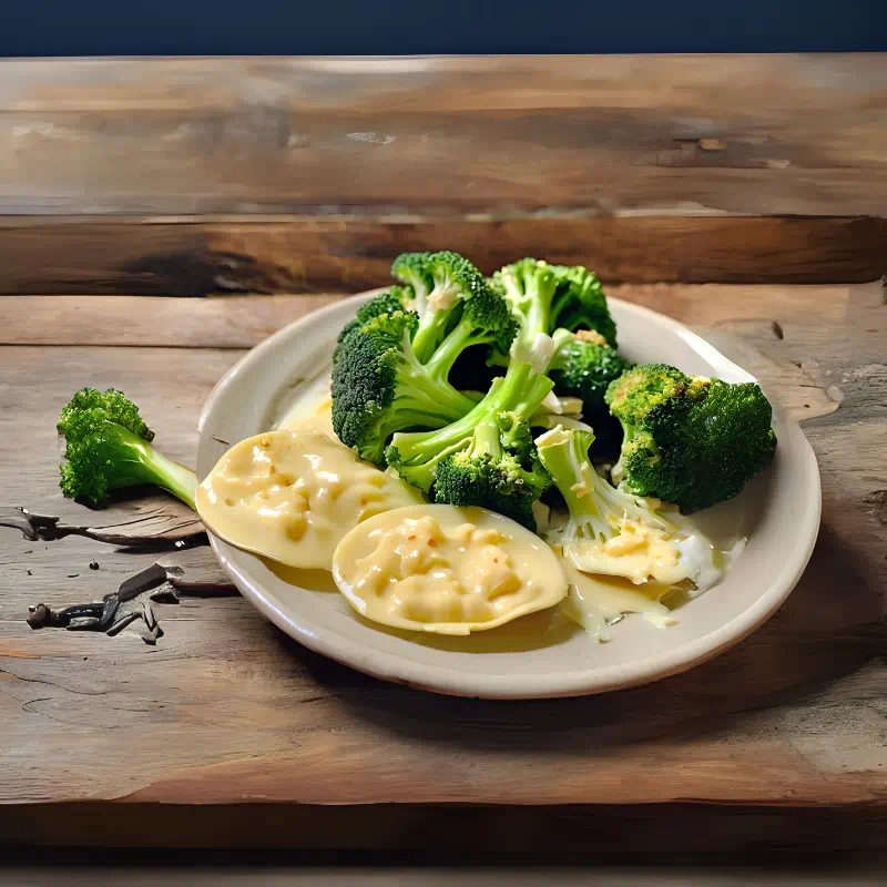 Queso de brócoli y ajo