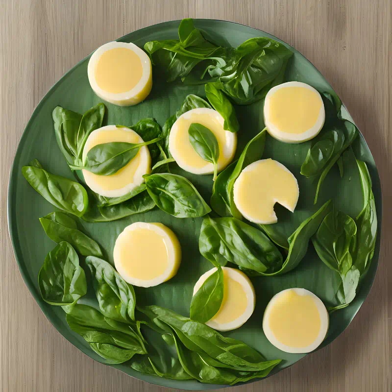 Queso de espinacas y limón