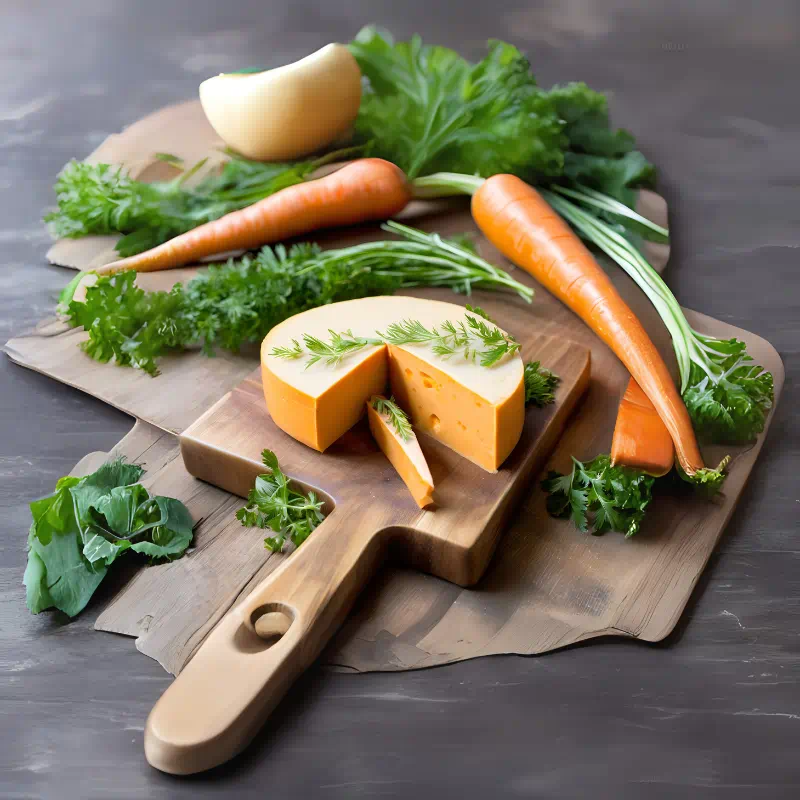 Queso de zanahoria y jengibre