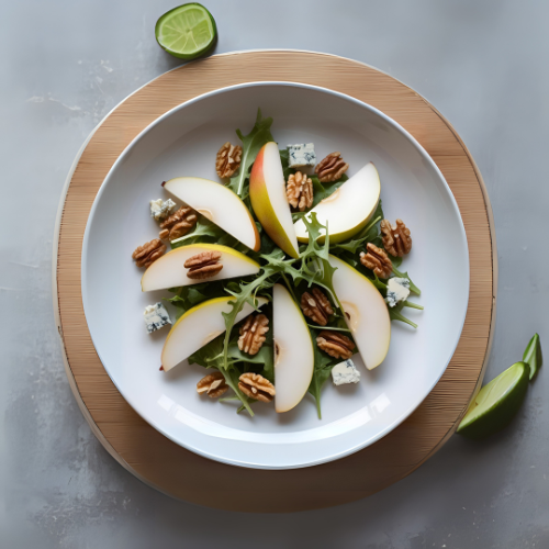 Ensalada de Pera, Nueces y Queso Azul