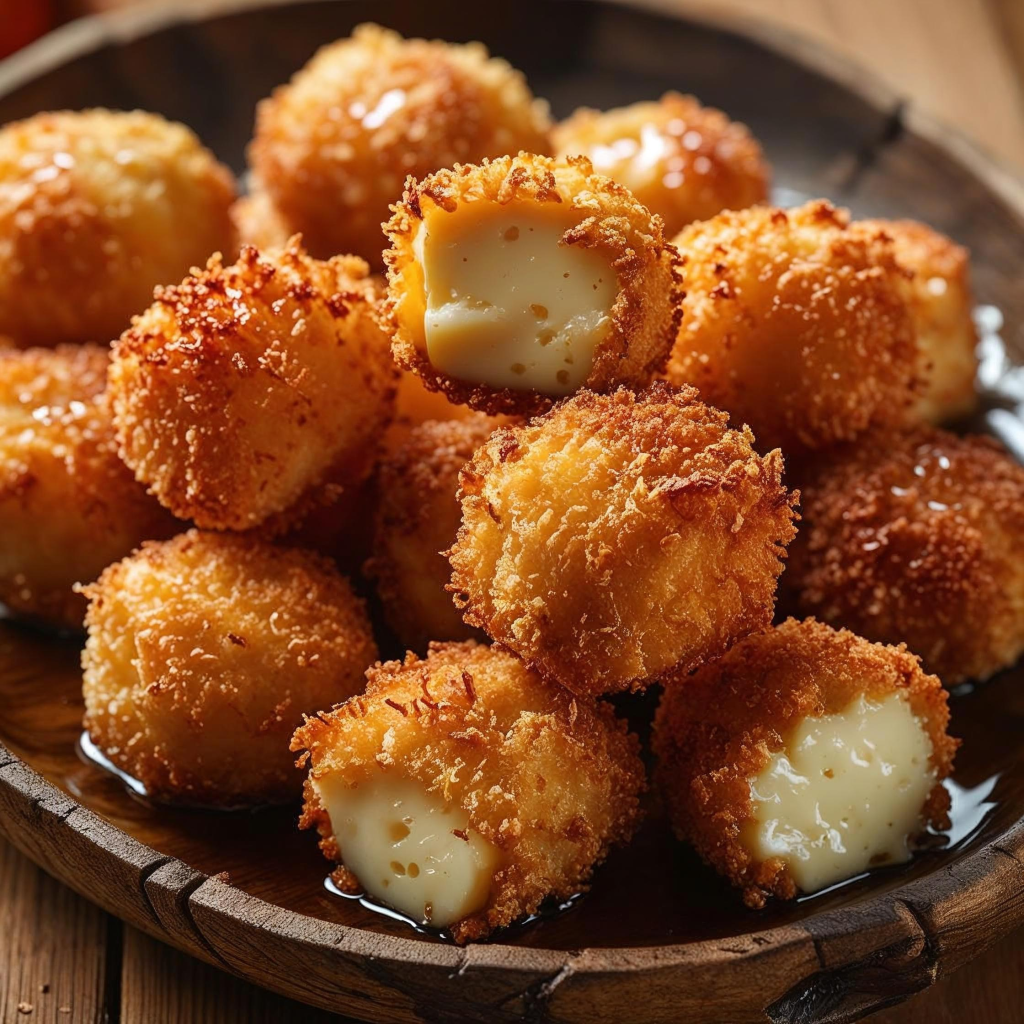 Croquetas de Queso Manchego Rebozadas con Panko