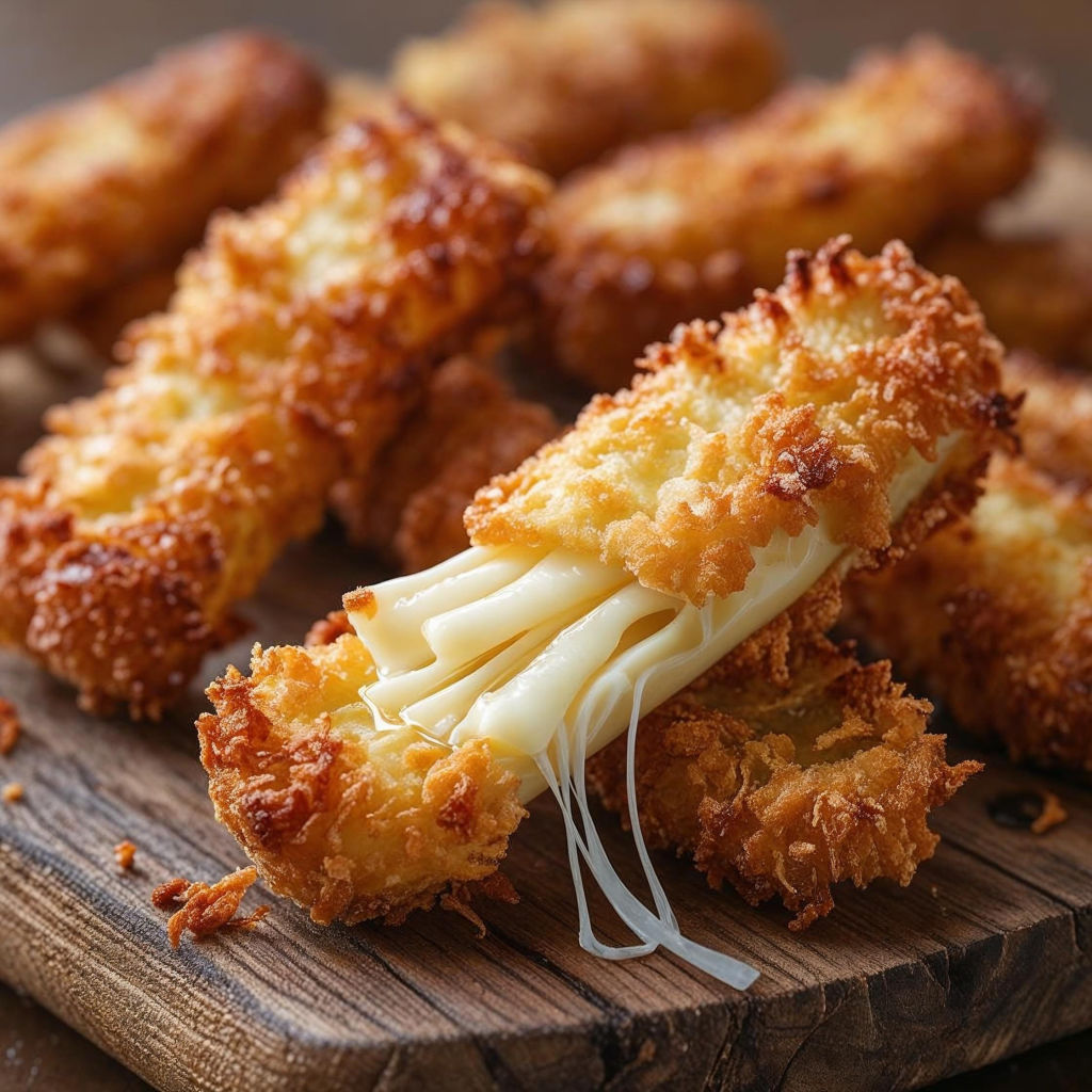 Dedos de Queso Manchego Empanizados