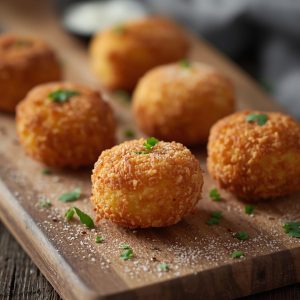 Croquetas de jamón y queso Edam