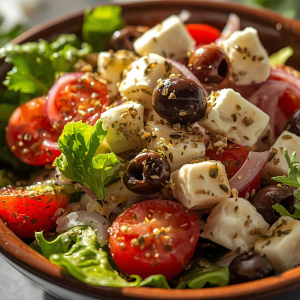 Ensalada Griega con Queso Edam