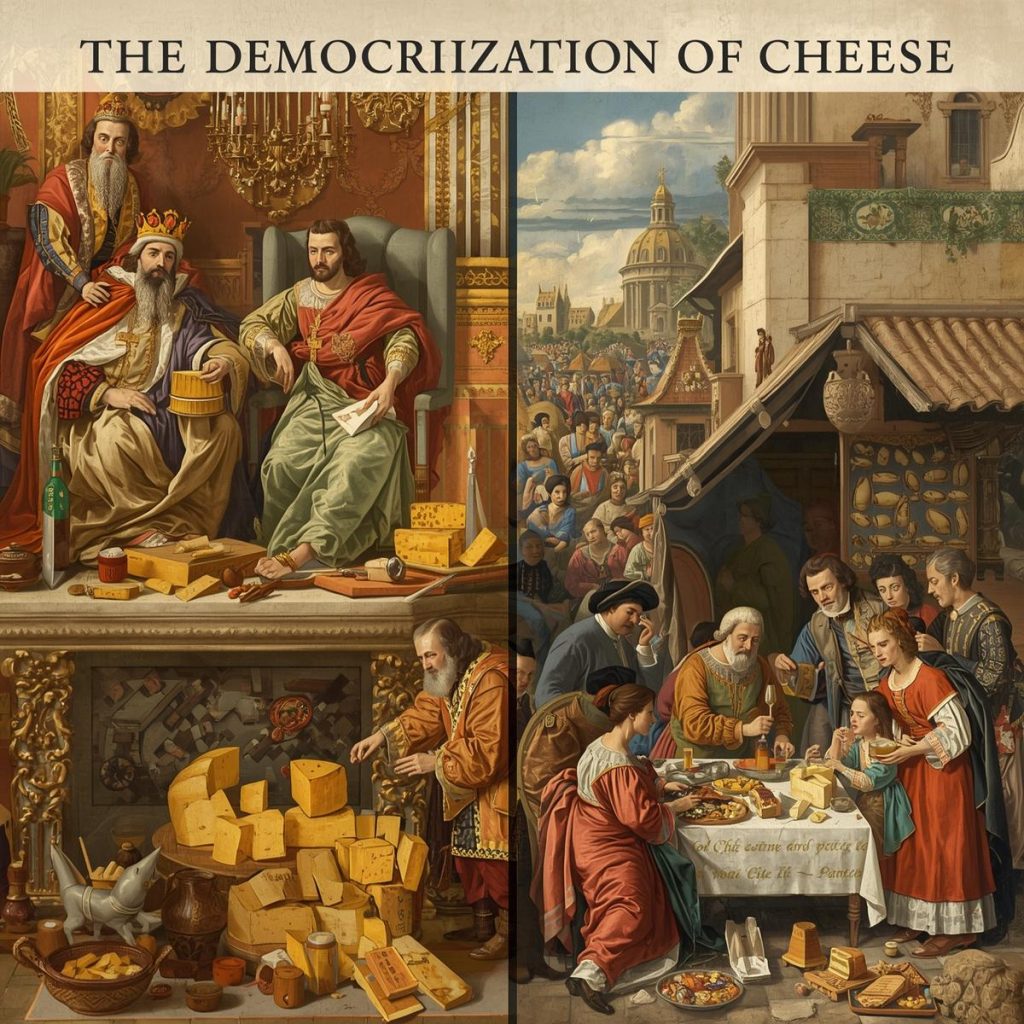 La Democratización del Queso - De Manjar de Reyes a Alimento Popular