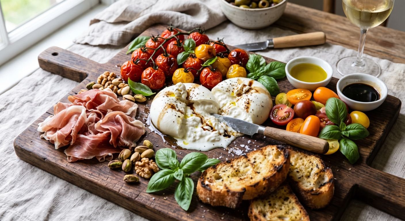 Tabla de Burrata (Burrata Board)