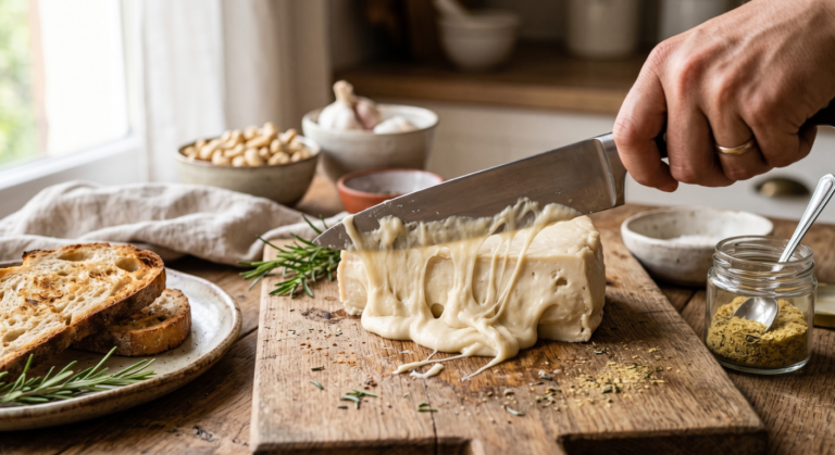Provolone Vegano de Cuchillo que Derrite