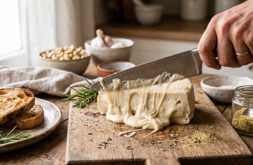 Provolone Vegano de Cuchillo que Derrite