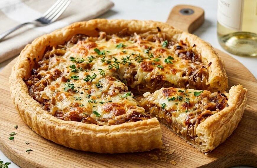 Tarta de Cebolla y Gruyère