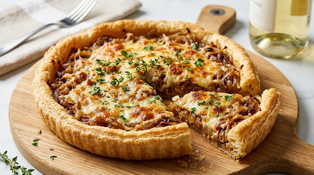 Tarta de Cebolla y Gruyère
