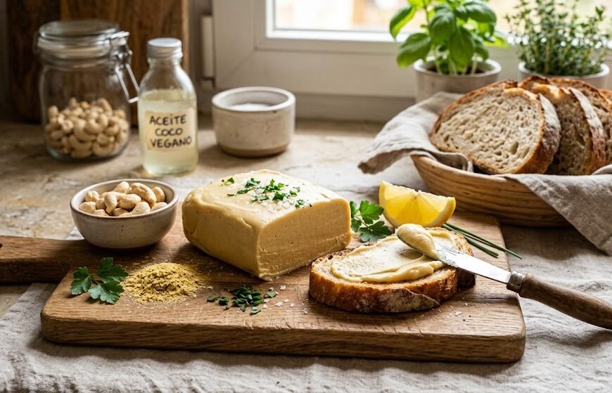 Queso Vegano Sabor a Mantequilla